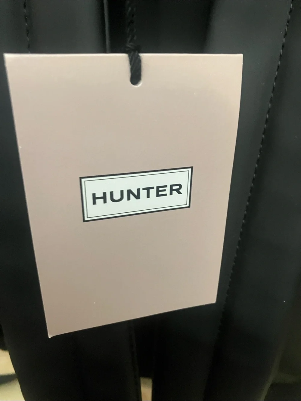 Hunter Black Backpack with Red Zip Pull-Clip Top Style